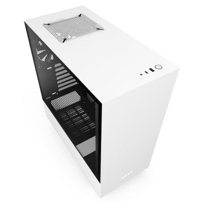 Корпус для системного блока NZXT H510 white-black CA-H510B-W1, фото №1 Корпус для системного блока NZXT H510 white-black CA-H510B-W1, фото №1