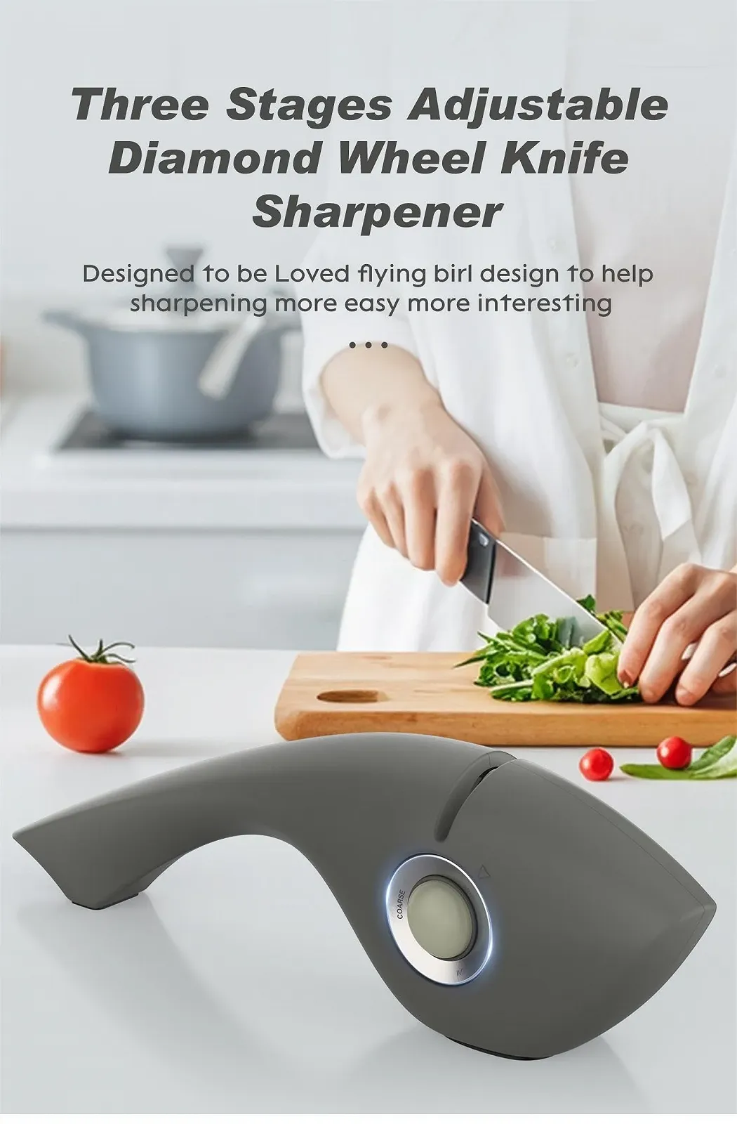 Точило для ножів Erised Bifrost ручна алмазна 3-рівнева 140 г з нековзною основою, фото №7 Точило для ножів Erised Bifrost ручна алмазна 3-рівнева 140 г з нековзною основою, фото №7