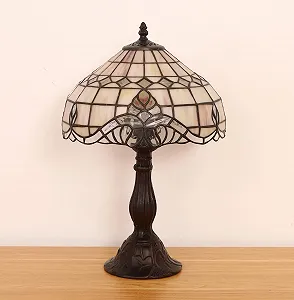 Настільна лампа Tiffany Вітражне скло Бароко Ретро Декоративна 30 x 30 x 45 см - Фото 1