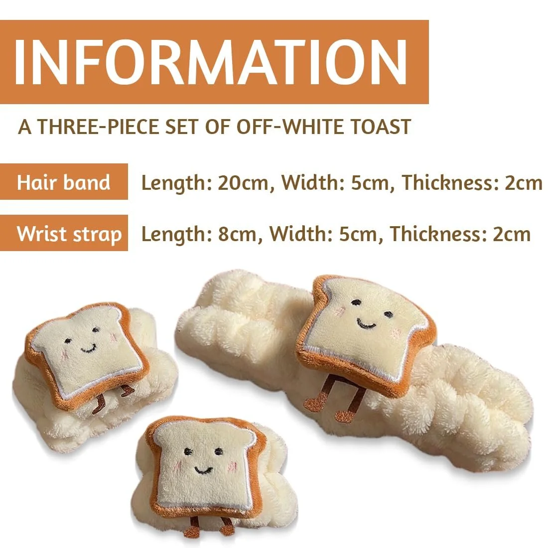 Пов'язка для спа-процедур Бежевий, фото №2