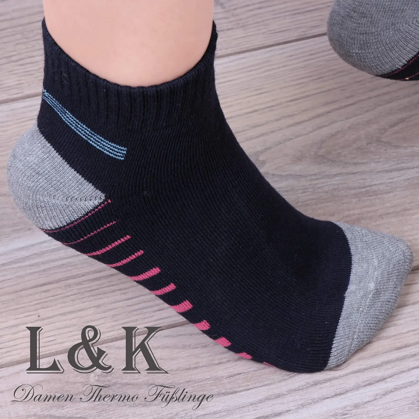 Термошкарпетки L&K 6 пар Жіночі зимові спортивні шкарпетки 2038VA, фото №3