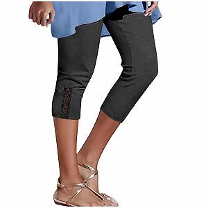 Женские Шорты с кружевом V Back Waist Scrunch Шорты Для тренировок - Фото 1