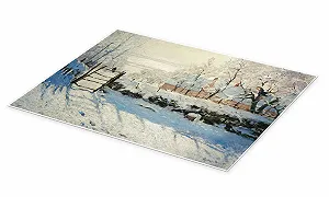 Постер Claude Monet The Magpie I 90 x 70 см synthetic.ua - Фото 1