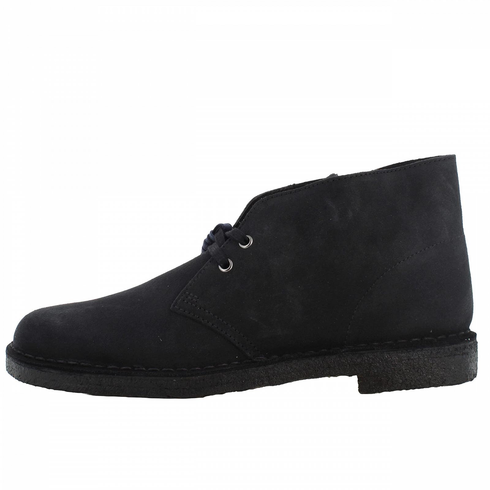 Черевики Desert Clarks ORIGINALS замша, шкіра, чорний, фото №7