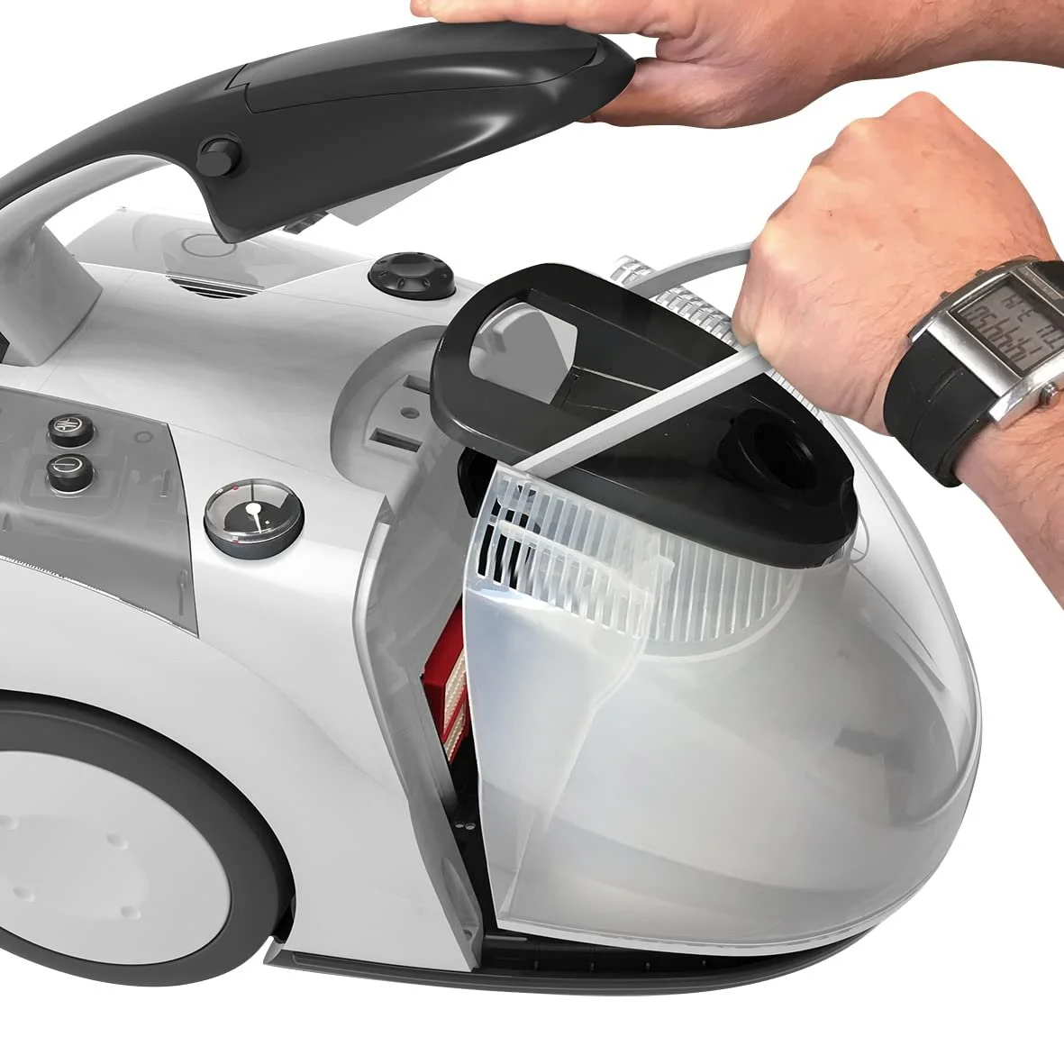 Пароочисник професійний LAVOR GV EGON VAC 4.1 PLUS з функцією всмоктування 152°C 5 Bar 23 аксесуари, фото №5