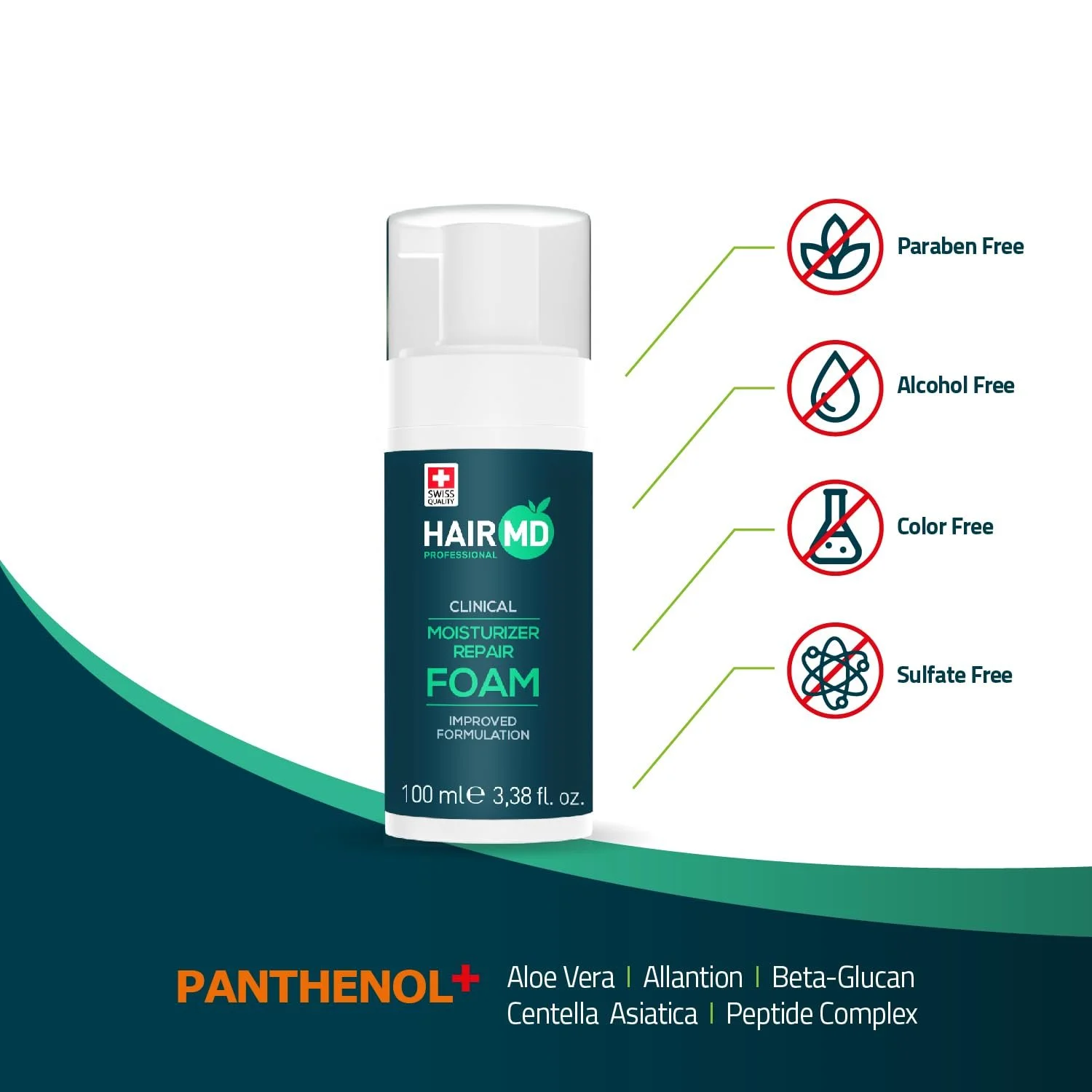 Піна Clinical 100 мл Зволожуюча та Відновлююча піна для клінік, ніжно відновлює та очищає шкіру голови, ідеально підходить для чутливої шкіри після пересадки волосся, фото №3 Піна Clinical 100 мл Зволожуюча та Відновлююча піна для клінік, ніжно відновлює та очищає шкіру голови, ідеально підходить для чутливої шкіри після пересадки волосся, фото №3