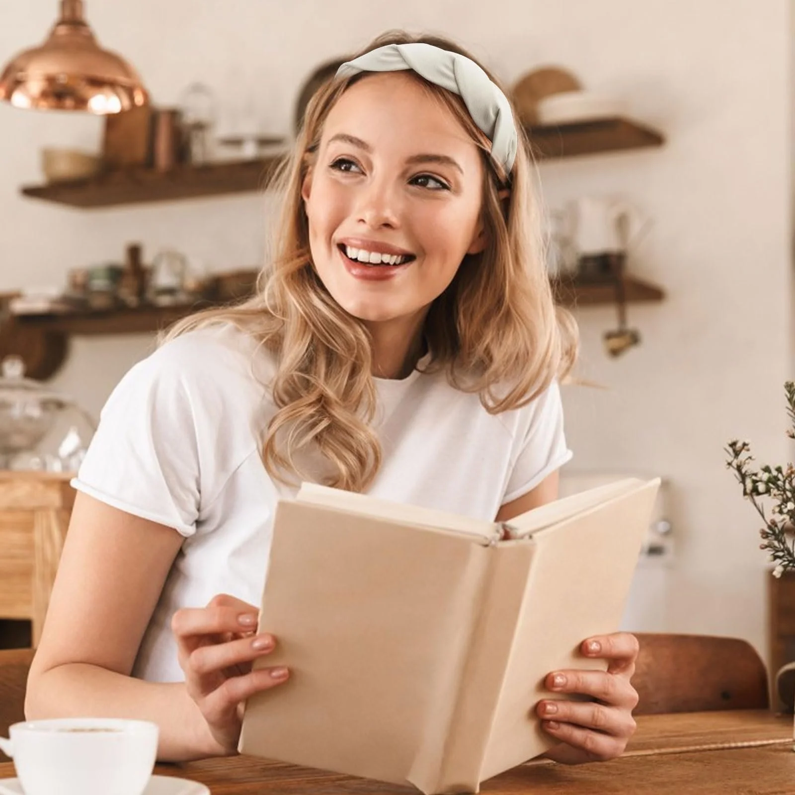 Набір тканинних пов'язок для волосся для жінок 5 шт., фото №3