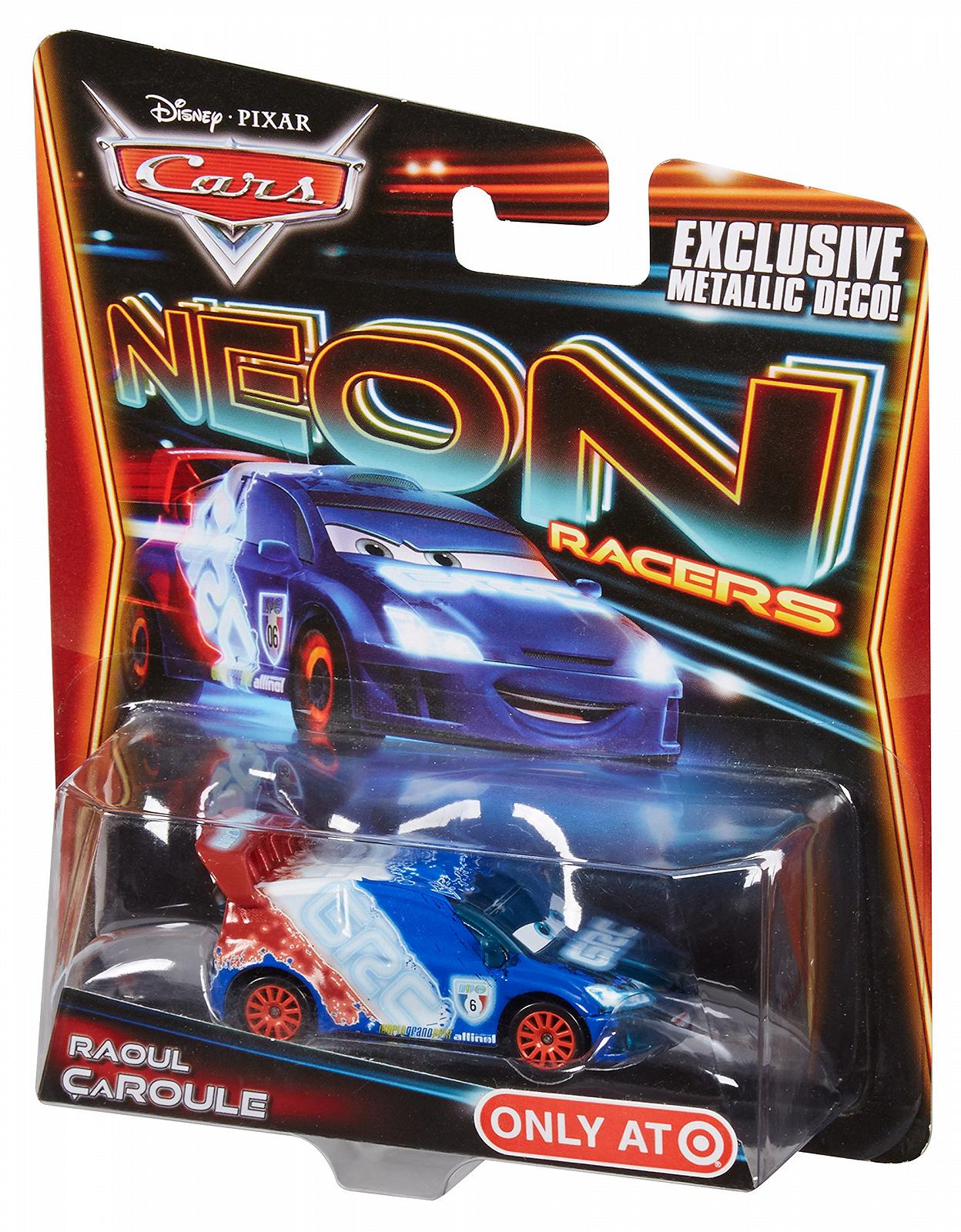 Машинка Disney Pixar Cars Neon Racers Raoul Caroule, фото №3