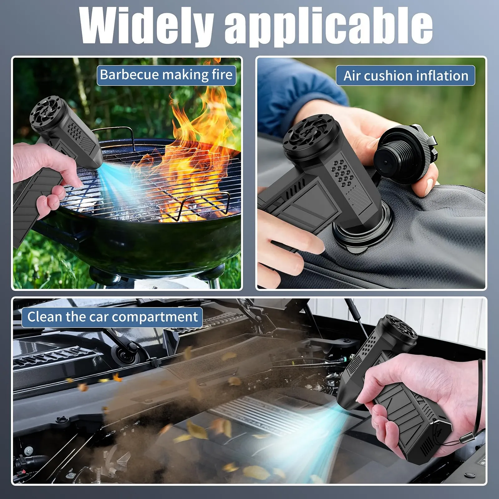 Електричний повітродувка  Cosyall 180,000 rpm 8000 mAh, фото №3