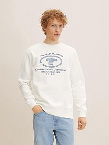 Світшот TomTailor printed crewneck sweater 1032929-10332 L - Фото 1