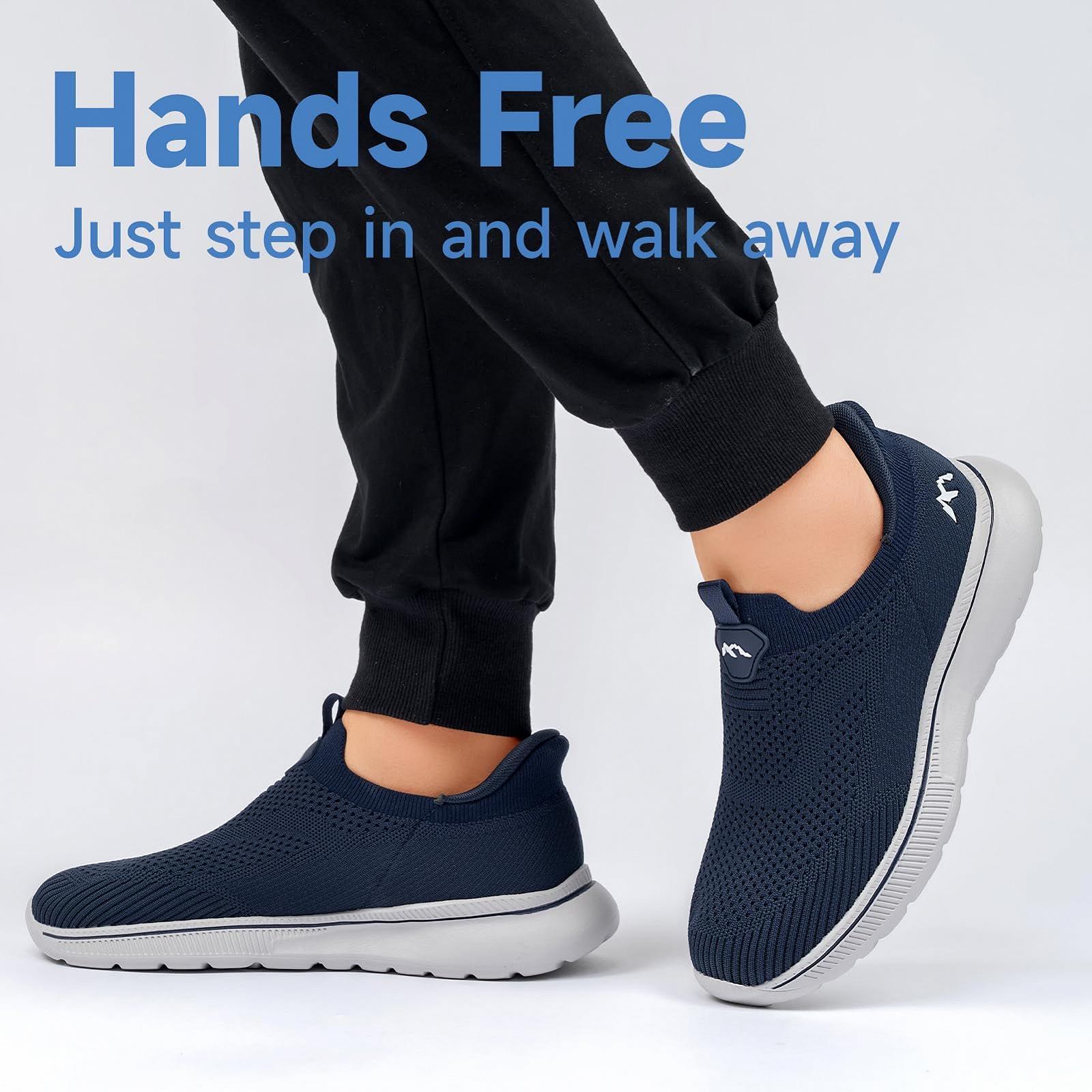 Кросівки Без шнурків ODCKOI Легкі Дихаючі Чоловічі Спортивні, фото №4