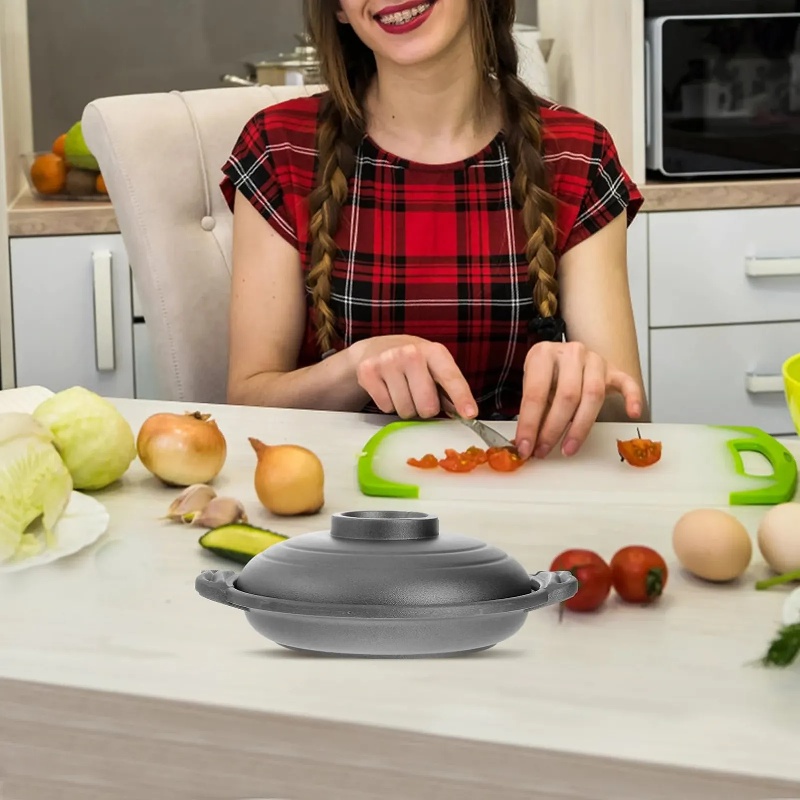 Кастрюля VALICLUD керамическая с антипригарным покрытием 18 см, фото №7