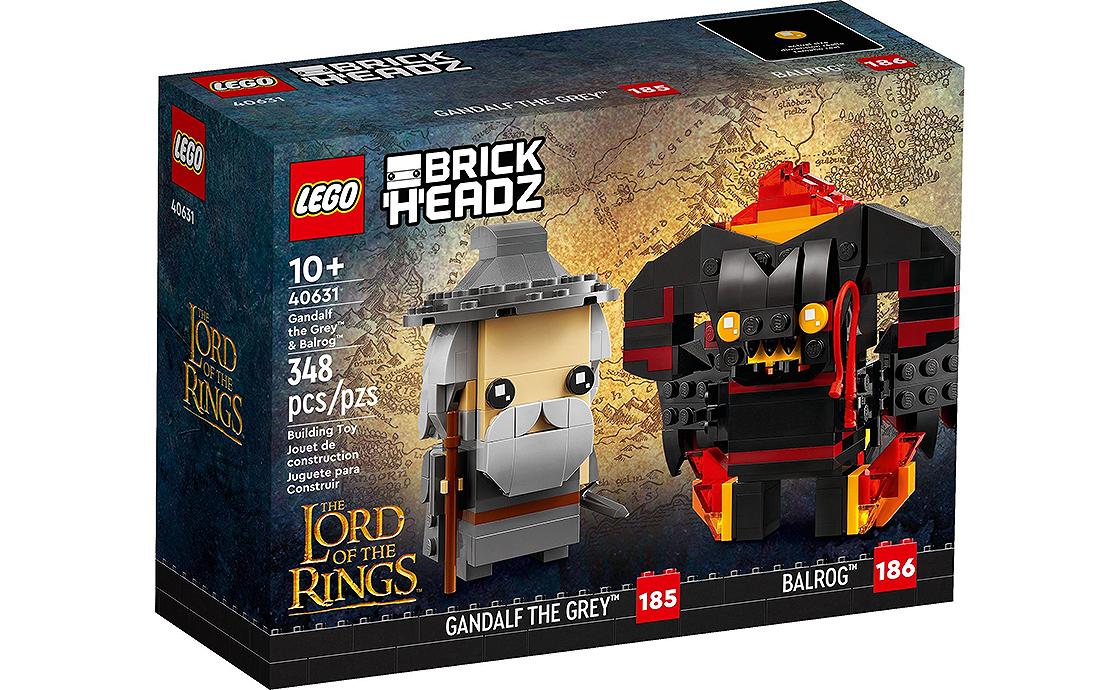 Детский конструктор LEGO Brick Headz Гендальф Серый и Балрог (40631), фото №1