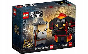 Детский конструктор LEGO Brick Headz Гендальф Серый и Балрог (40631) - Фото 1