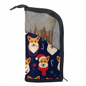Набор кистей для макияжа с органайзером 12 шт. Corgi - Фото 1