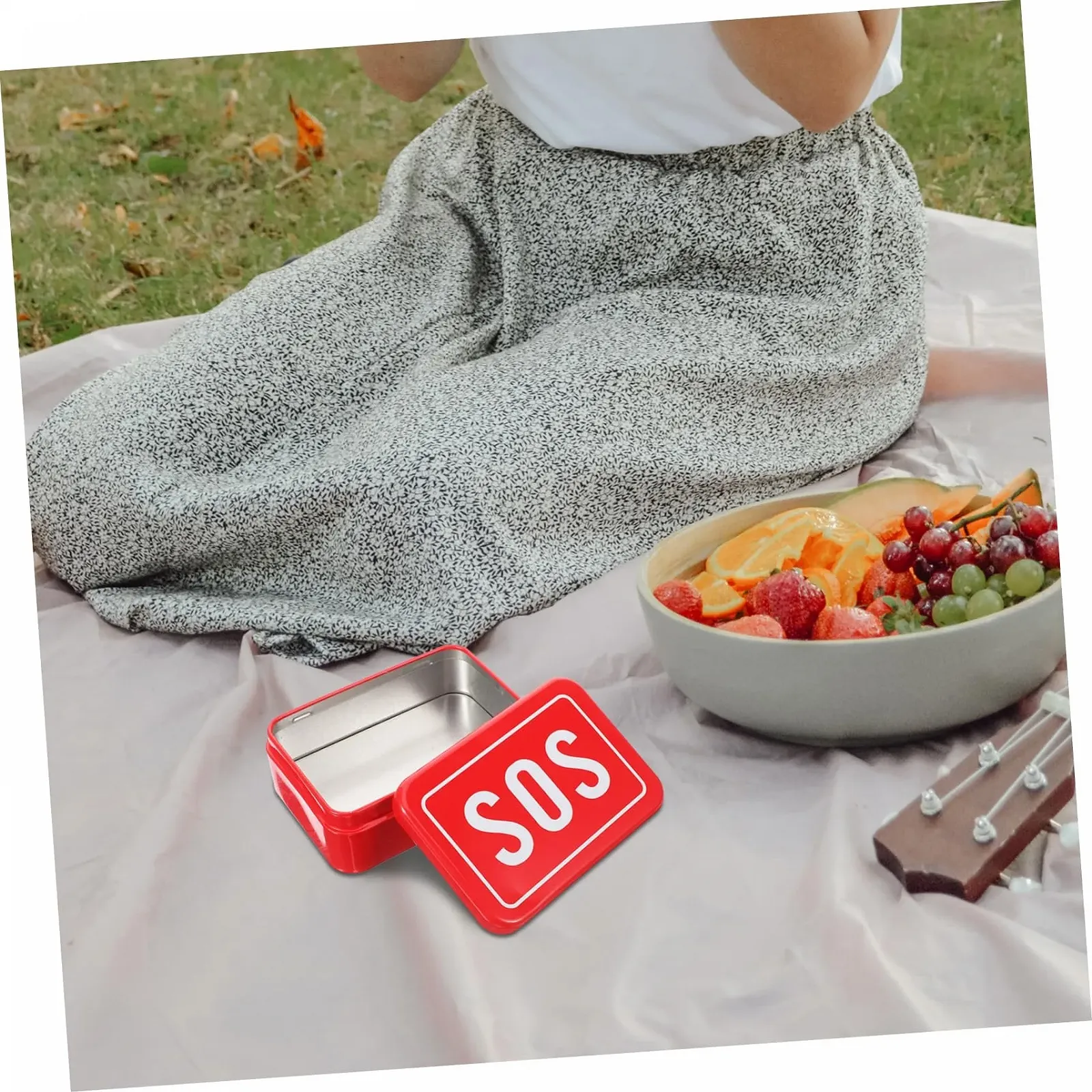 Ящик MOBUTOFU 2 шт. для виживання, органайзер для інструментів, невеликий металевий контейнер, фото №4