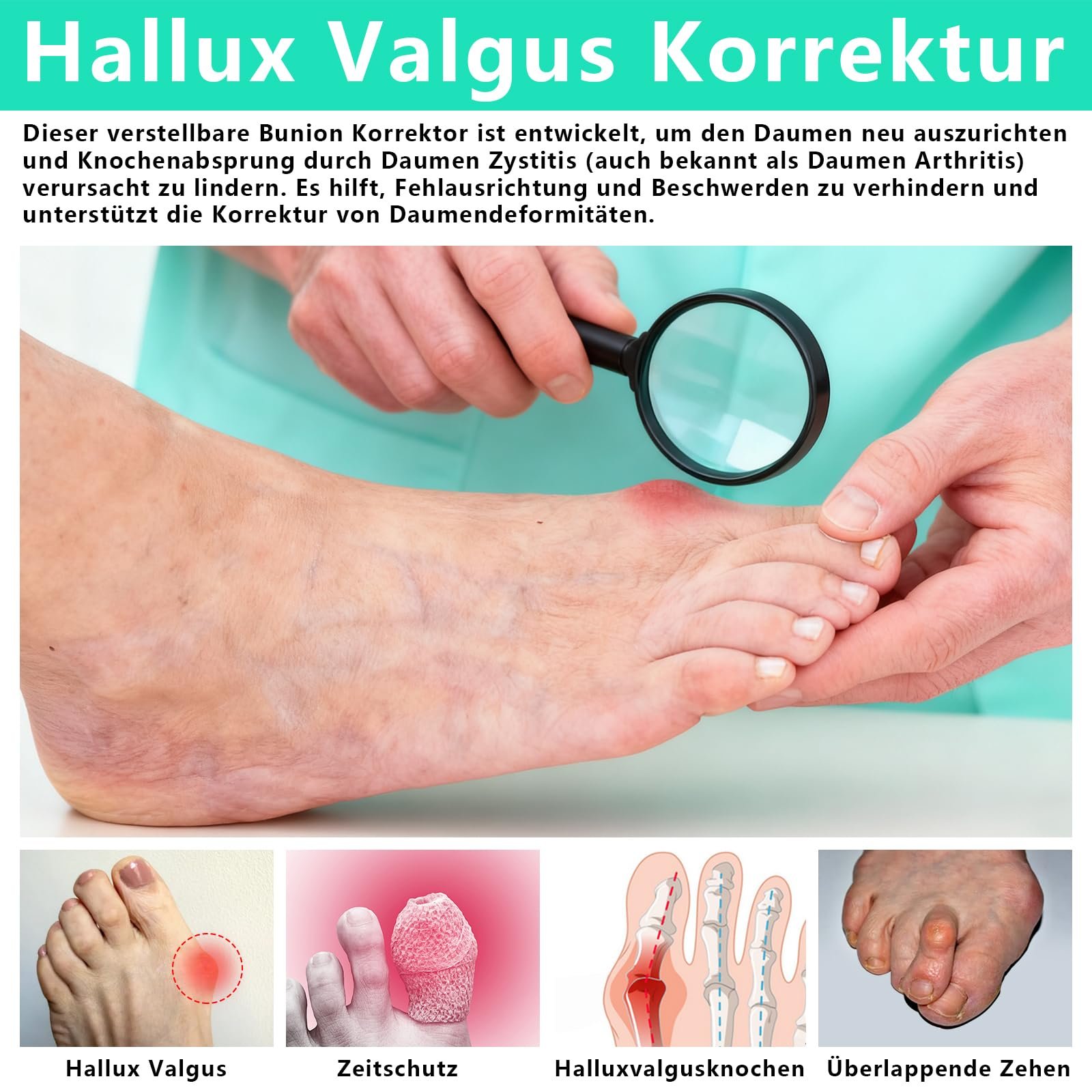Корректор большого пальца стопы Hallux Valgus, фото №2