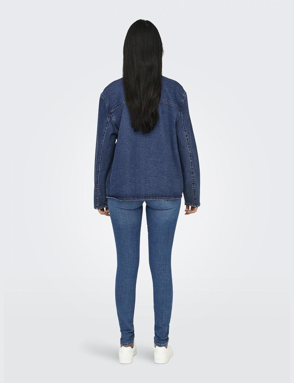Джинсова куртка ONLY Onlthille L/S Tie DNM Gua Noos, фото №4