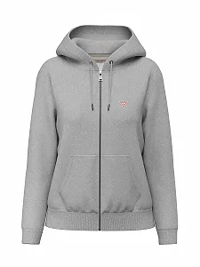 Кофта з капюшоном Guess REG MINI TRI Sweat сіра - Фото 1