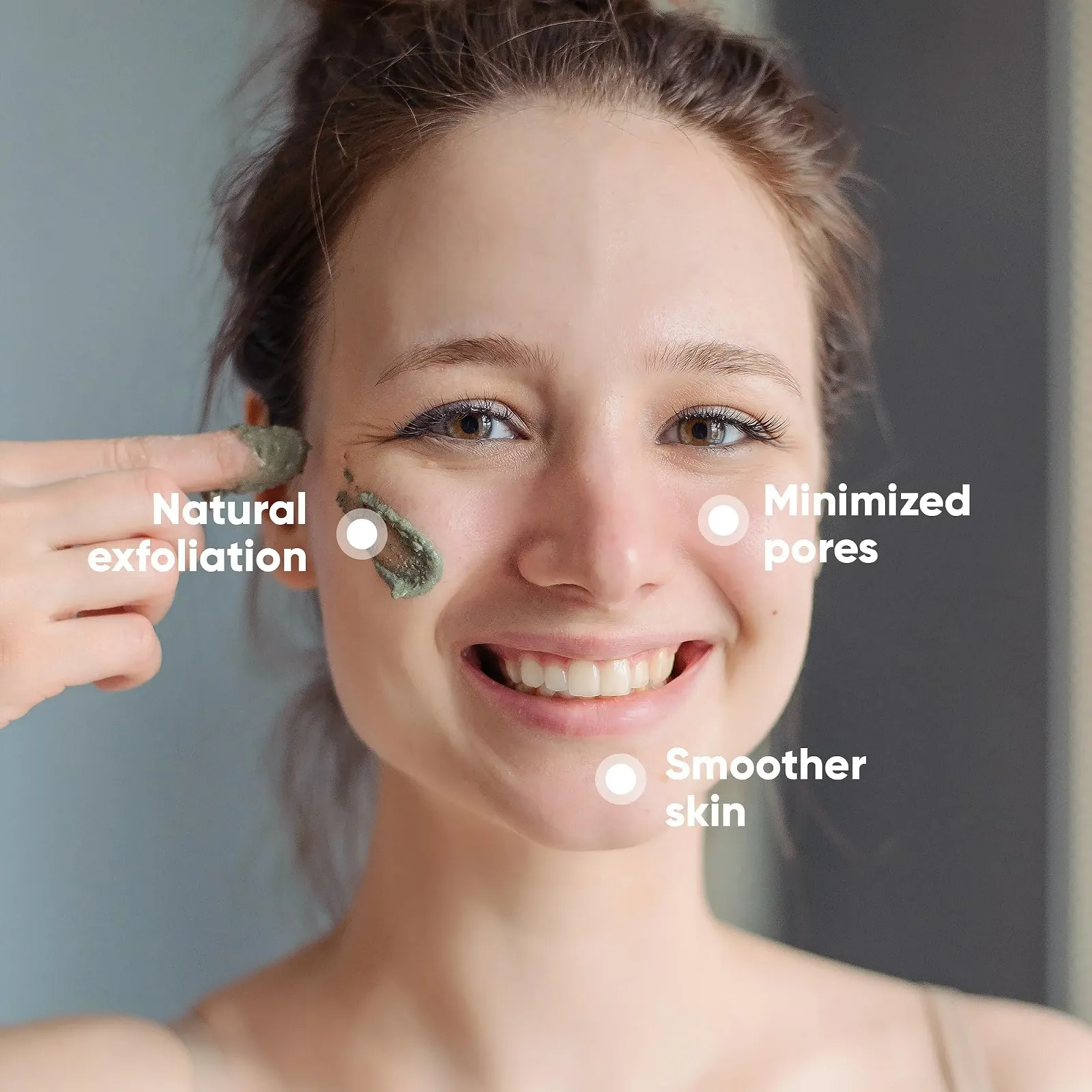 Маска для обличчя WOW TEA Detox Matcha Clay - Живильна, фото №4