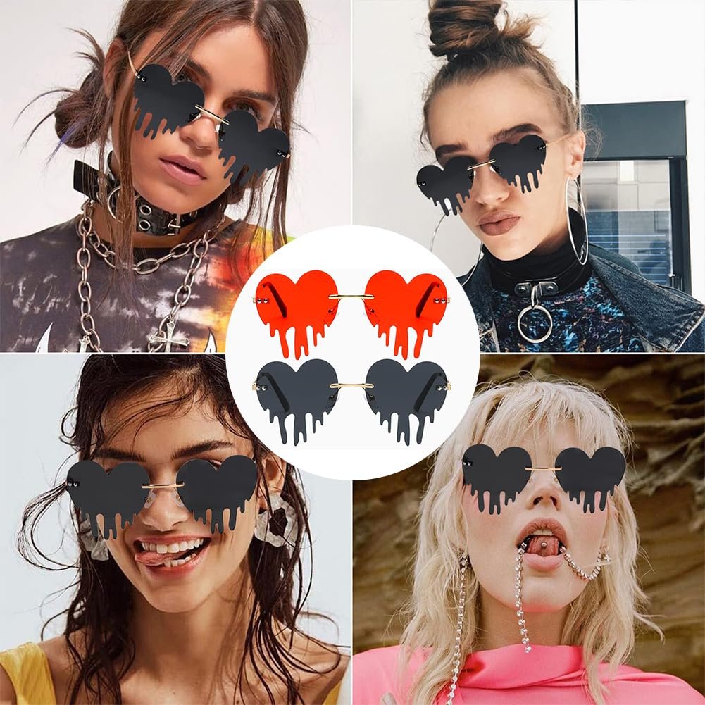 Сонцезахисні Окуляри Серце Doukesh Вогонь Полум'я Безбарвні, фото №6