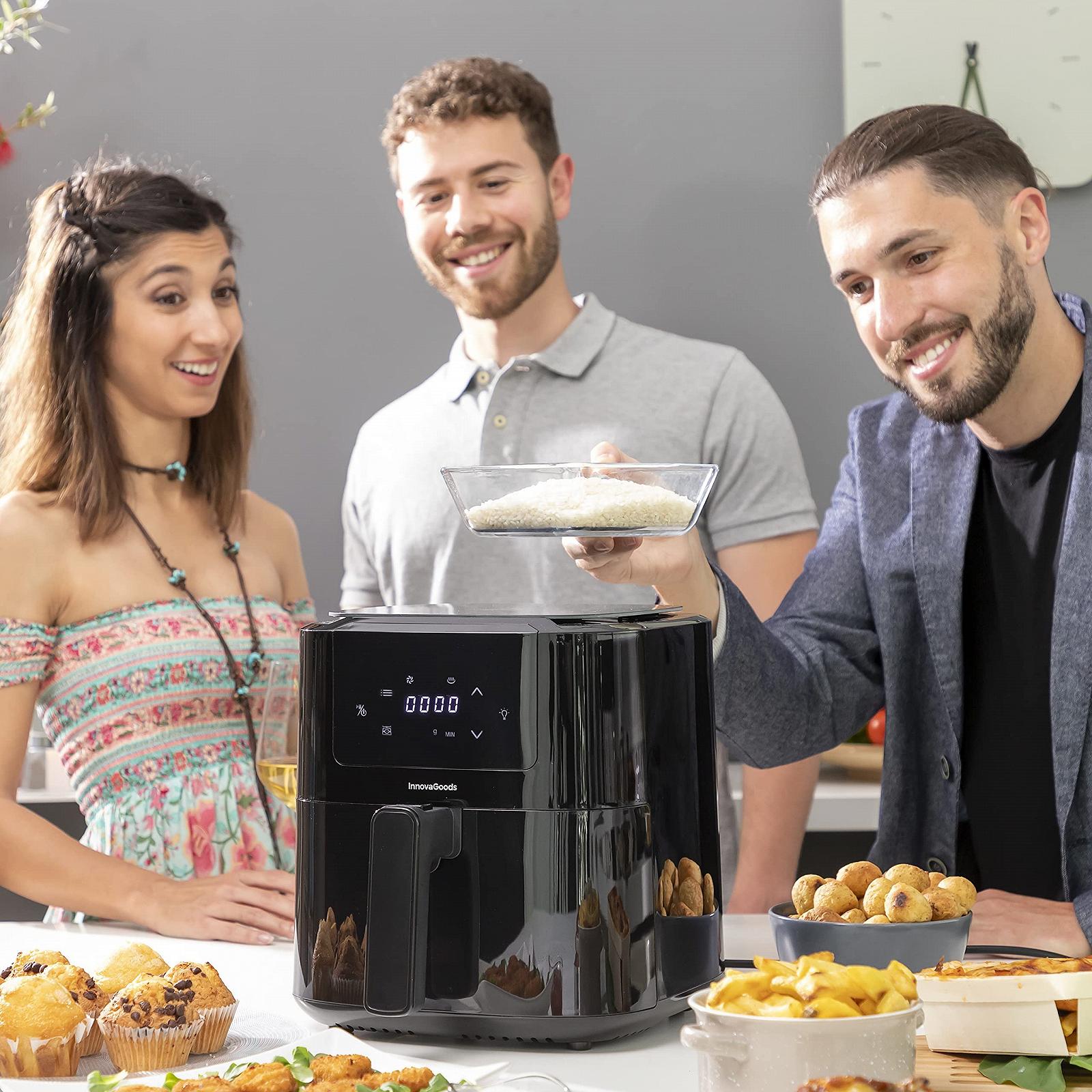 Мультипіч InnovaGoods 5 л 1500 Вт 8 програм Чорна, фото №8 Мультипіч InnovaGoods 5 л 1500 Вт 8 програм Чорна, фото №8