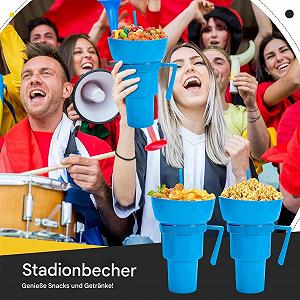 Набор для напитков и снеков Детская бутылка для напитков с контейнером для снеков с соломинкой Портативный двойной стакан для напитков и снеков для взрослых детей ясельного возраста для путешествий на открытом воздухе кемпинга пикника synthetic.ua - Фото 1