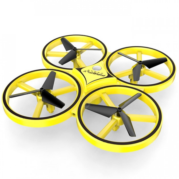 Квадрокоптер Tracker Drone управление жестами руки ручной дрон управляется перчаткой часами на игрушка ребёнку (PV-140091899), фото №4