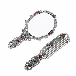 Зеркало Angoily 1 Set Makeup Mirror Vintage Zinc Alloy Винтажное Антикварное - Фото 1