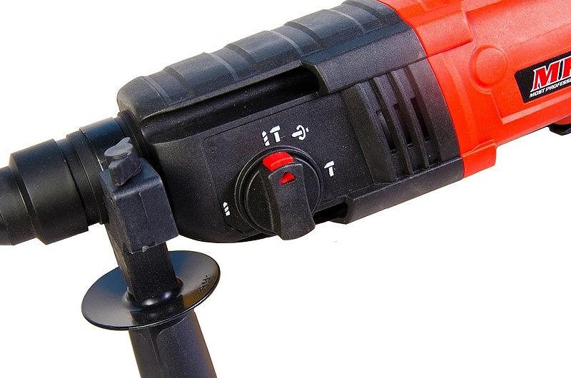 Перфоратор MPT SDS-PLUS 24 мм 680 Вт 870 об/хв 4850 уд/хв 2.15 Дж 3 режими аксесуари 5 шт кейс MRHL2407, фото №4