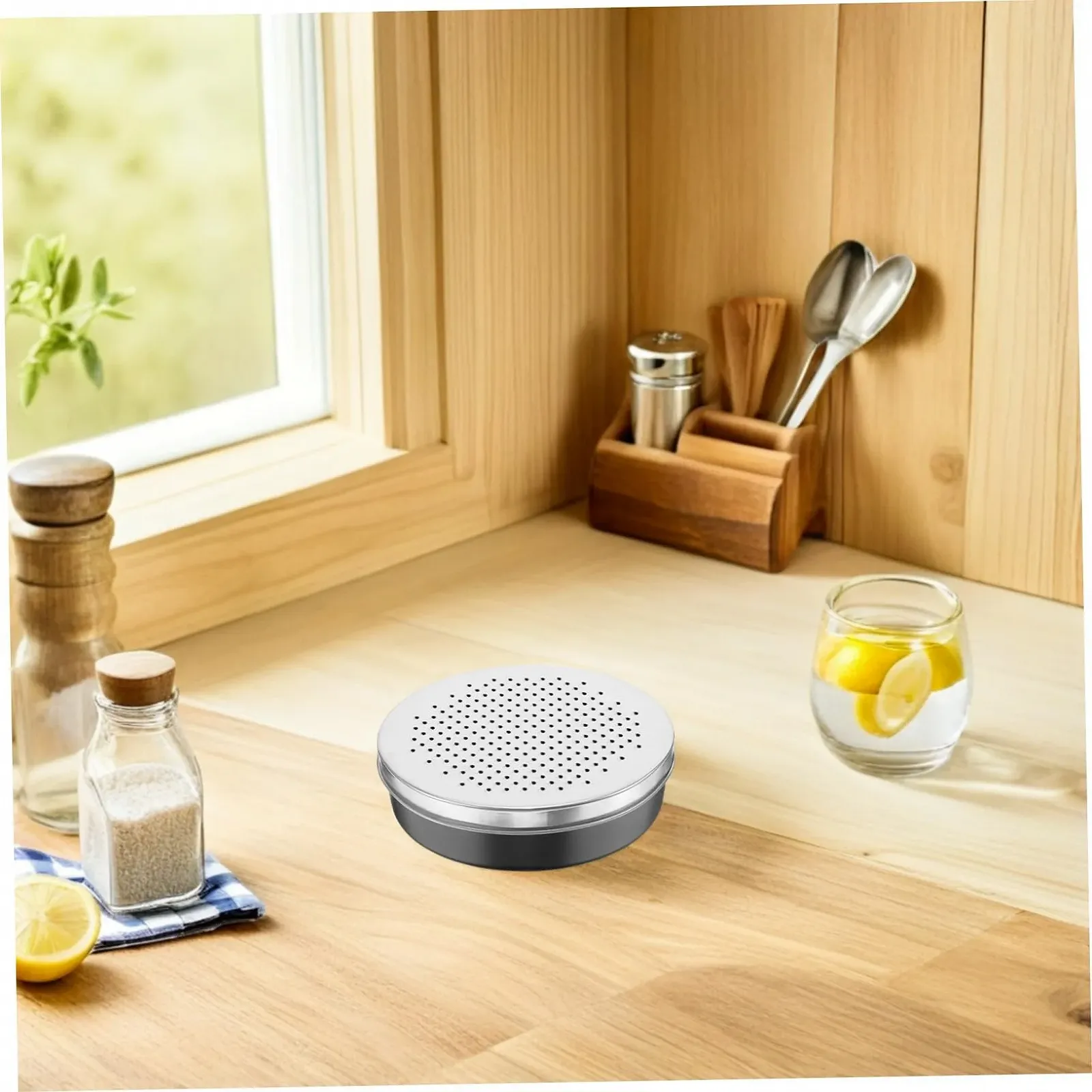 Ручна терка Овальна двостороння з контейнером для сиру, овочів, імбиру, інструмент для грубого натирання, фото №6