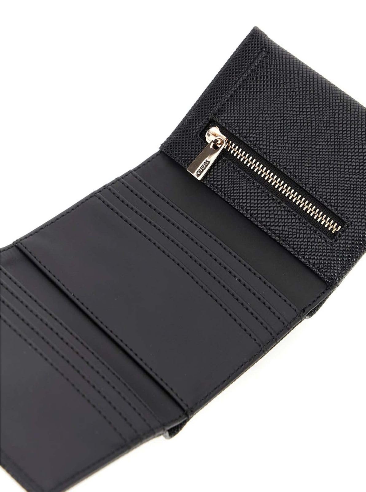 Гаманець Трифолд GUESS Rosalba SLG Petite Чорний, фото №2