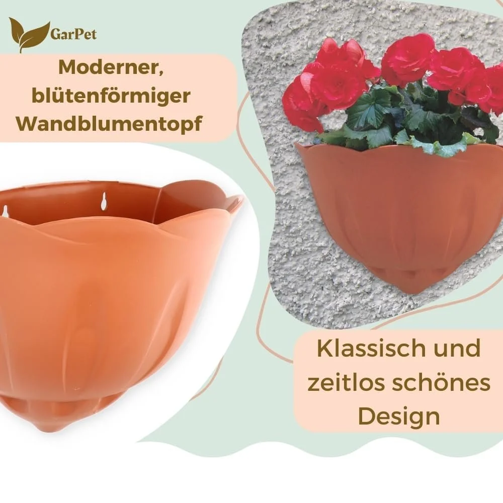 Вазон настінний GarPet Flower Pot Wall Компактний, фото №6