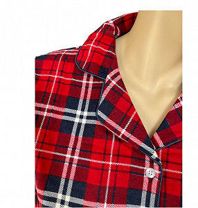 Ночная рубашка в клетку женская Маршмеллоу Bsailen L красный ціна на synthetic.ua - Фото 1 Ночная рубашка в клетку женская Маршмеллоу Bsailen L красный synthetic.ua - Фото 1