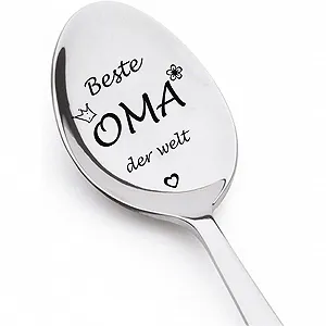 Ложка з нержавіючої сталі з гравіюванням - Фото 1