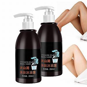 Гель для душу Bubble Kiss Brightening Shower Gel з вулканічною гряззю освітлювальний 3 в 1 500 мл - Фото 1