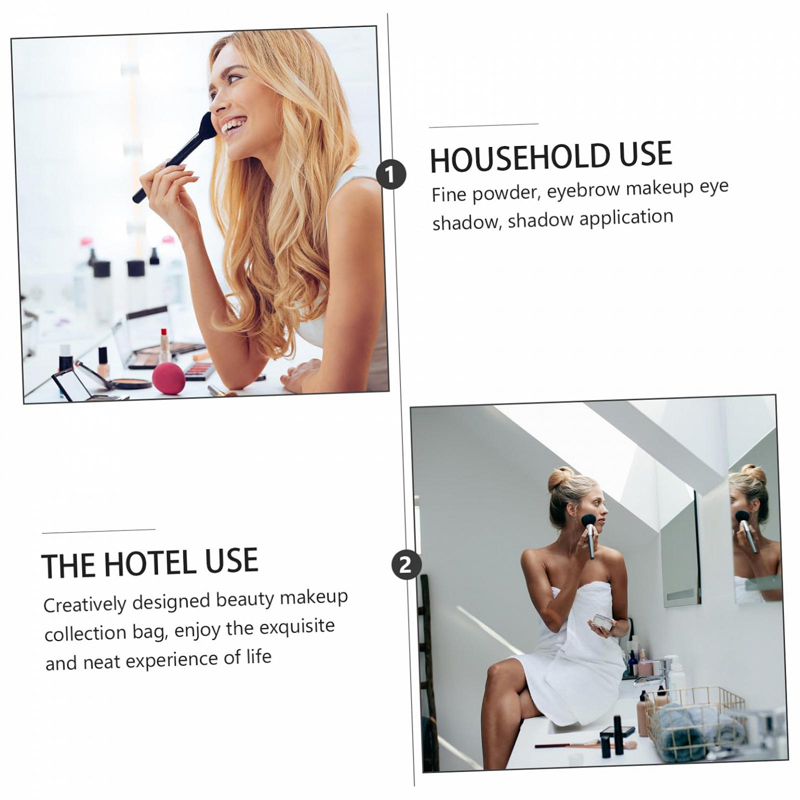 1 Набор MERRYHAPY Пудра для бровей Набор Инструмент для макияжа Кисть Устойчивая пудра для бровей Женская косметика Универсальные косметические аксессуары Практичные, фото №5