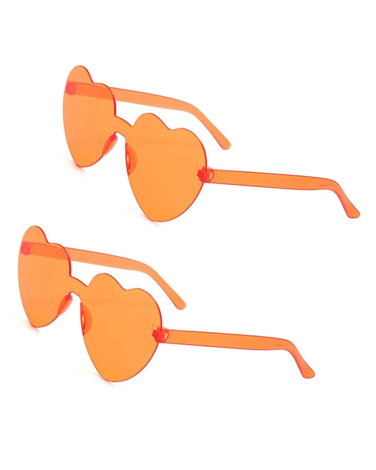 Сонцезахисні Окуляри Форми Серця Помаранчевий Колір (2 шт.), фото №1