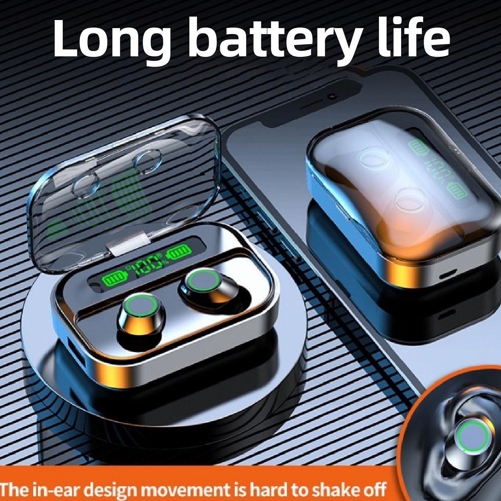 Навушники-перекладач BT, 144 мови перекладу, пристрій для перекладу мови з APP, для відтворення музики, дзвінків (чорний), фото №2