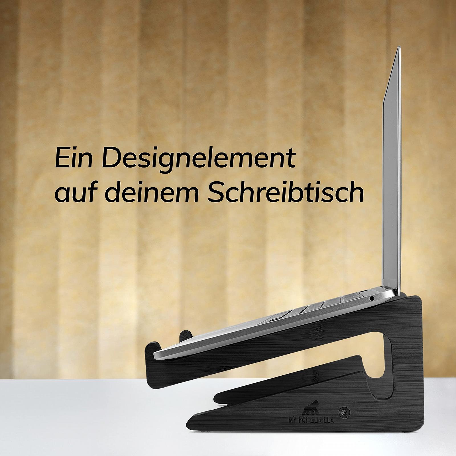 Підставка для ноутбука Bamboo, Ергономічний універсальний, сумісний з 10-15 дюймів, фото №5