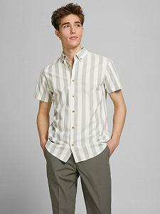Рубашка Jack&Jones SS 12187609 Sea Spray Бежевый S synthetic.ua - Фото 1