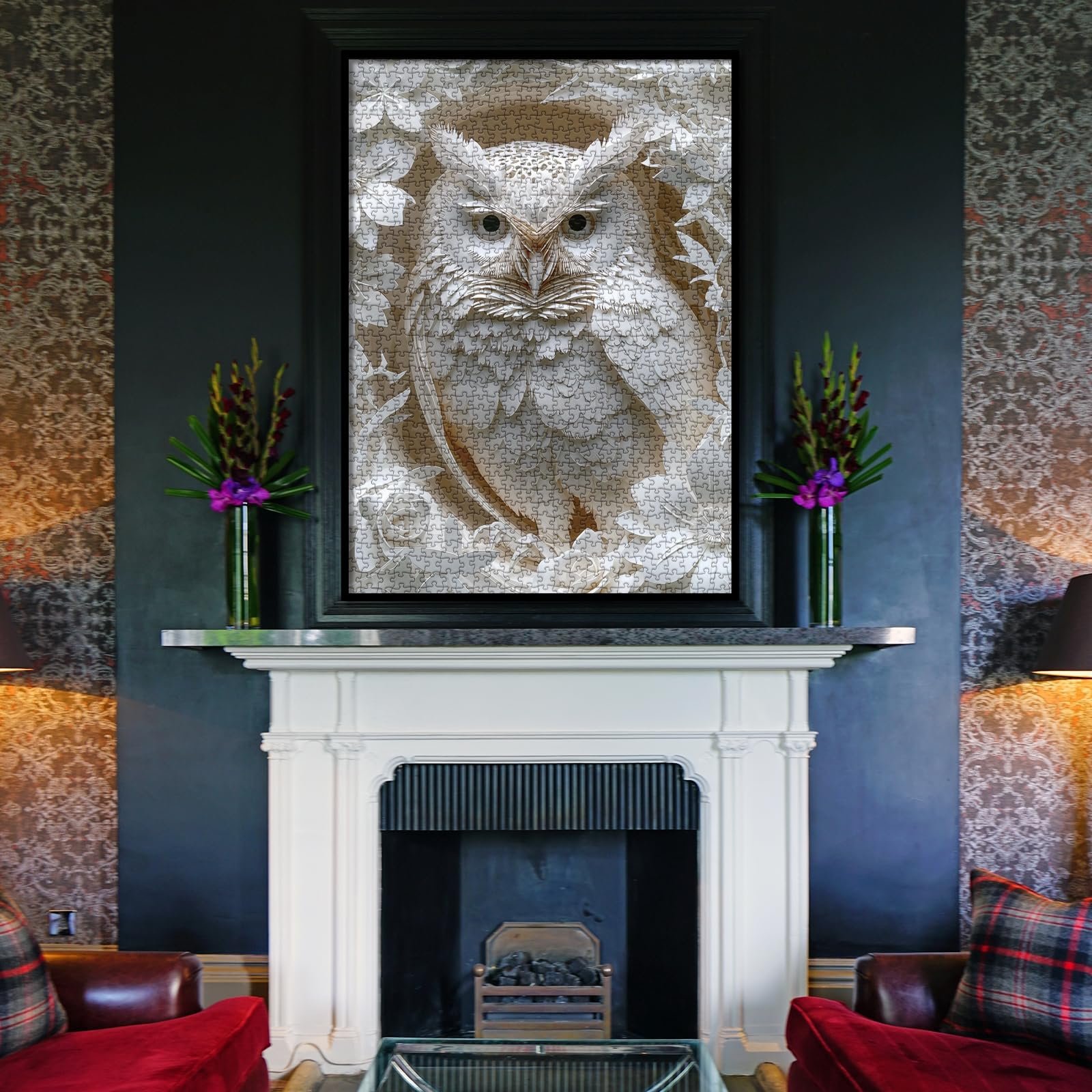 Пазл Paper Cut Art Owl 1000 елементів 70 x 50 см білий, фото №5