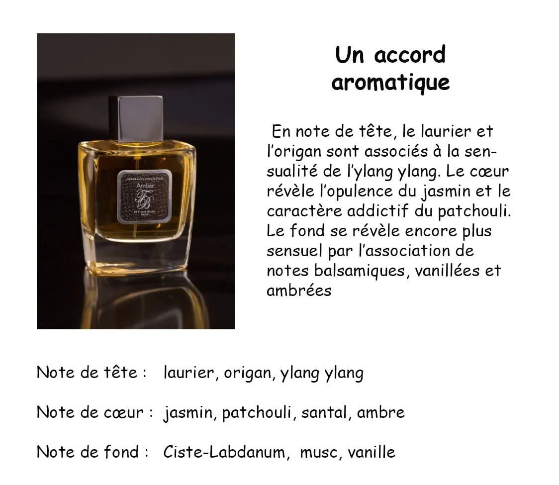 Парфюмерная вода Franck Boclet Amber 100 мл, фото №3 Парфюмерная вода Franck Boclet Amber 100 мл, фото №3