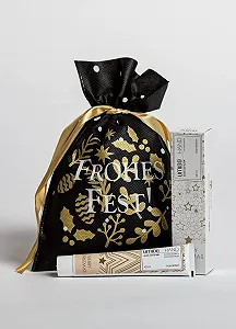 Крем для рук UMIDO Миндальное масло + Масло ши + Экстракт кориандра в рождественской сумке - Фото 1