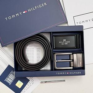 Шкіряний ремінь Tommy Hilfiger подарунковий набір для чоловіка synthetic.ua - Фото 1