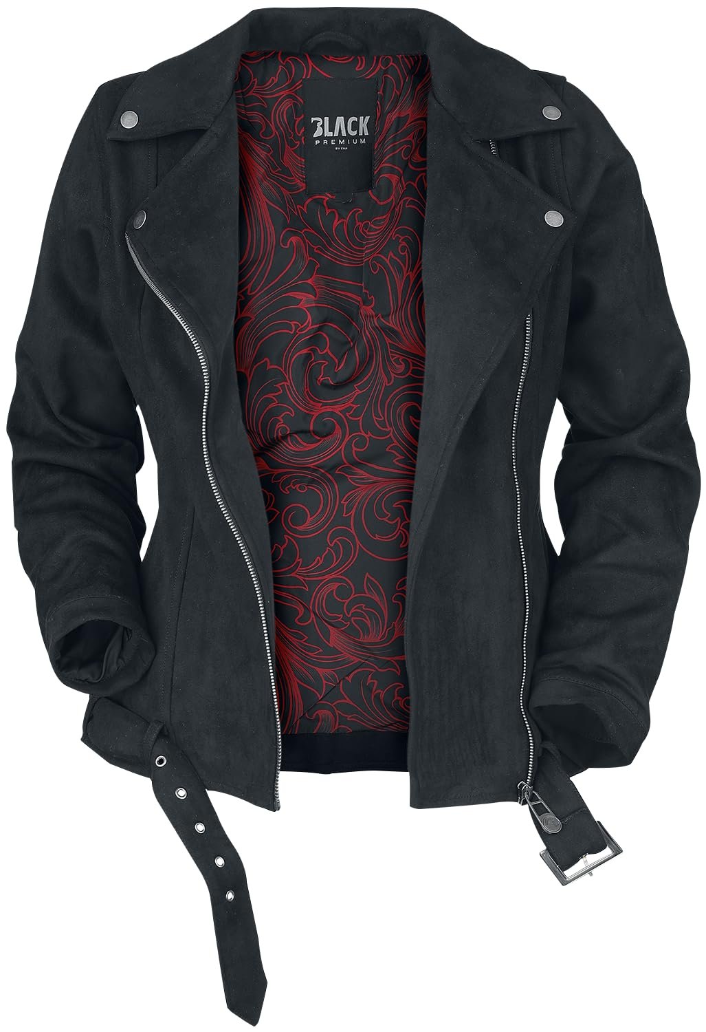Куртка Biker Style из искусственной кожи Black Premium by EMP Женская Черная, фото №3