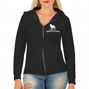 Куртка з капюшоном Spaß Kostet Ladies French Bulldog Family з принтом на спині, розмір synthetic.ua - Фото 1