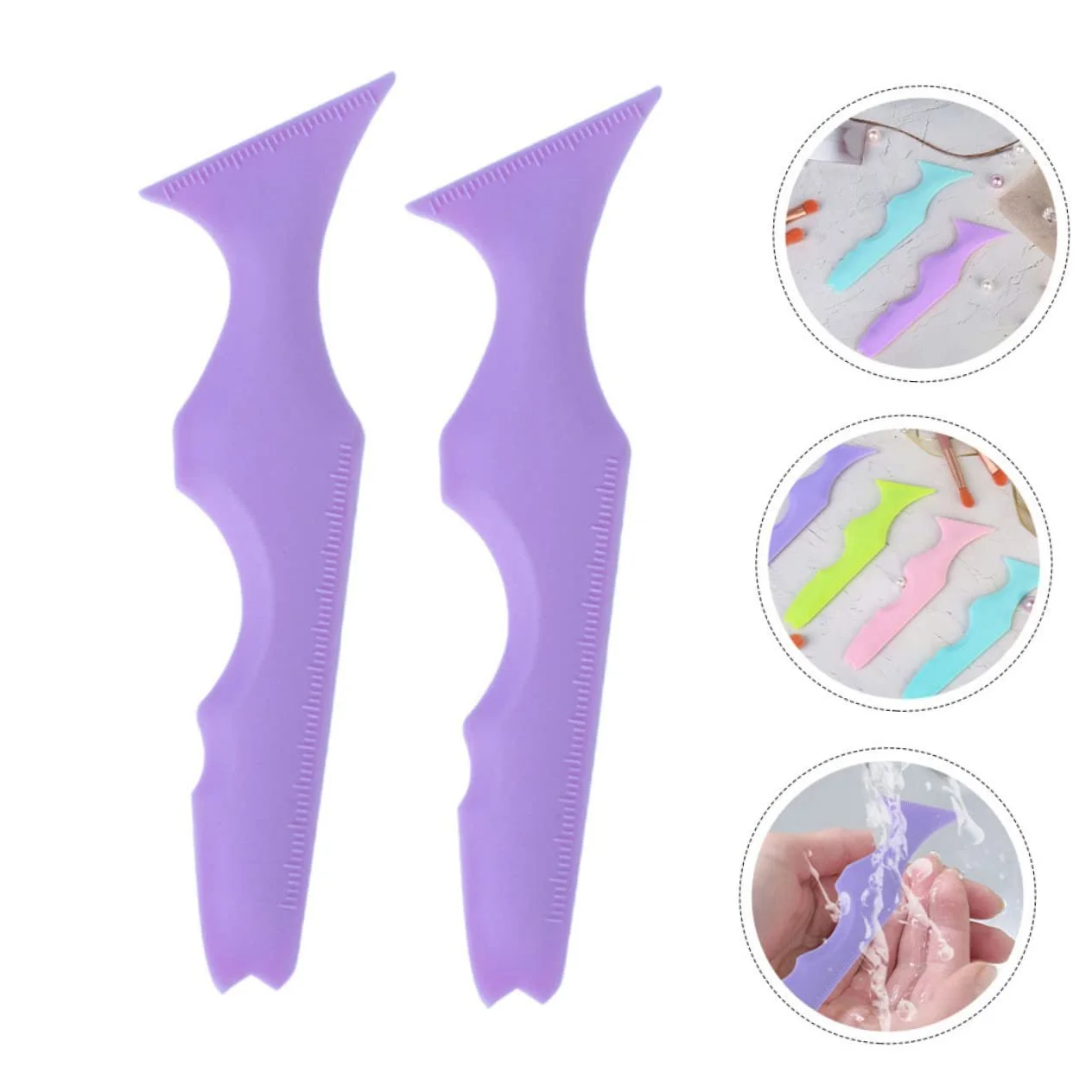 Трафарети для підводки очей FOMIYES Силіконові, 10 шт, фото №6