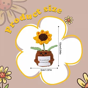 Игрушка Вязаная Подсолнухи Вязаная цена на synthetic.ua - Фото 1 Игрушка Вязаная Подсолнухи Вязаная synthetic.ua - Фото 1