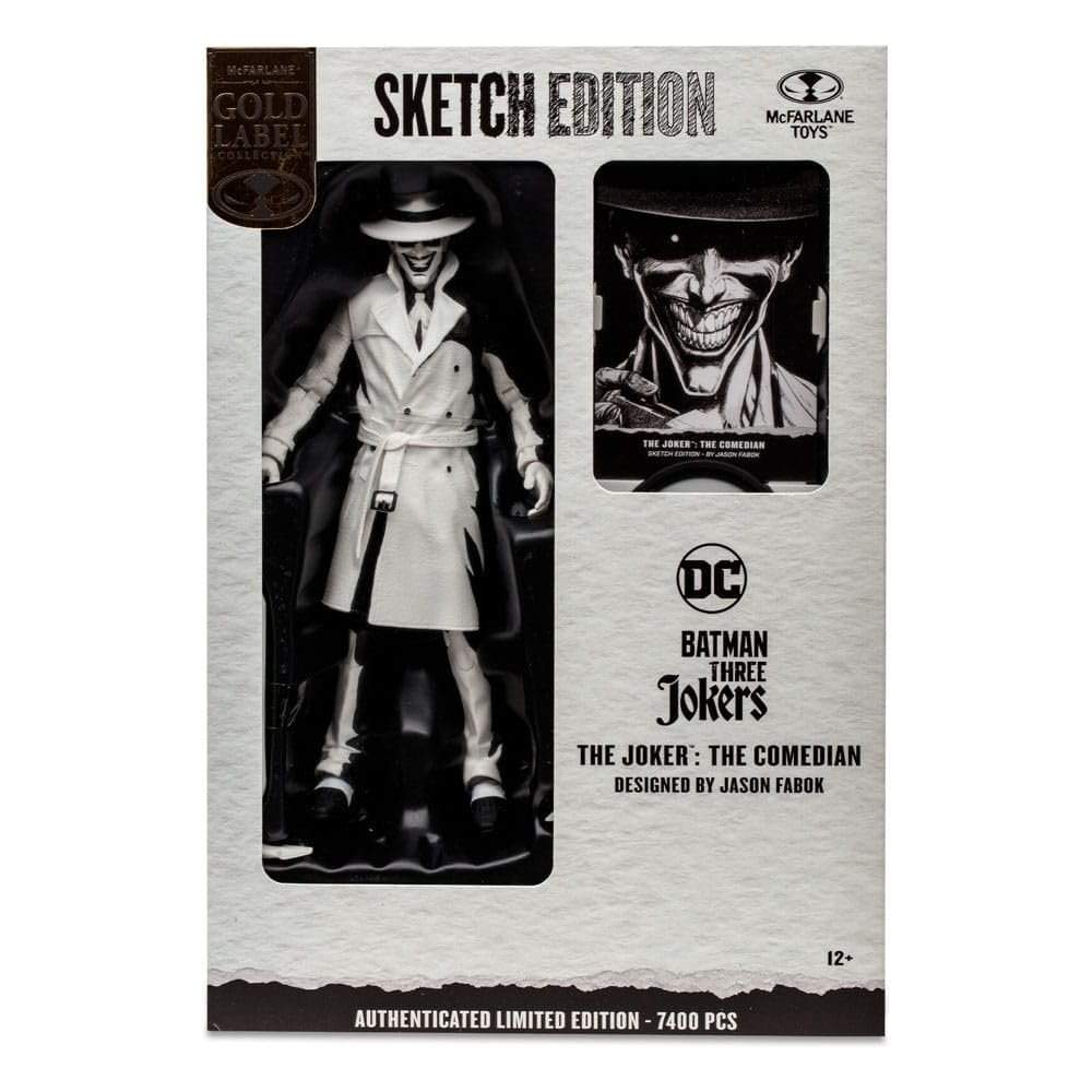 Фігурка Джокер McFarlane Toys DC Multiverse Sketch Edition Gold Label, 18 см, фото №9